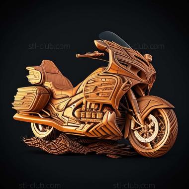 3D модель Honda Gold Wing Bagger SC68 (STL)